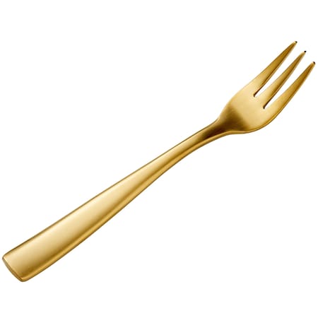 Bon Chef Manhattan, Oyster/Cocktail Fork, Matte Finish, 18/10, 5.38" - Gold Matte , set of 12 S3008GM